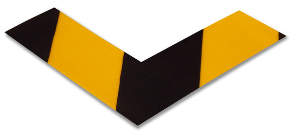 2" Black/Yellow Floor Marking Angles