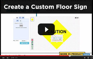 Create a Custom Floor Sign